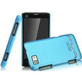 IMAK Ultrathin Matte Color Covers Hard Cases for Motorola MT680 - Blue