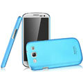 IMAK Ultrathin Matte Color Covers Hard Cases for Samsung Galaxy SIII S3 I9300 I9308 I939 I535 - Blue