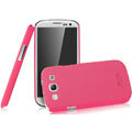 IMAK Ultrathin Matte Color Covers Hard Cases for Samsung Galaxy SIII S3 I9300 I9308 I939 I535 - Rose