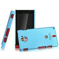 IMAK Ultrathin Matte Color Covers Hard Cases for Sony Ericsson MT27i Xperia sola - Blue
