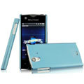 IMAK Ultrathin Matte Color Covers Hard Cases for Sony Ericsson ST18i Xperia ray - Blue