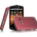 IMAK Ultrathin Matte Color Covers Hard Cases for Sony Ericsson WT18i - Red