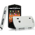 IMAK Ultrathin Matte Color Covers Hard Cases for Sony Ericsson WT18i - White