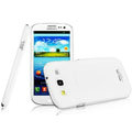 IMAK Water Jade Shell Hard Cases Covers for Samsung Galaxy SIII S3 I9300 I9308 I939 I535 - White