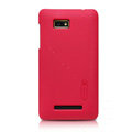 Nillkin Super Matte Hard Cases Skin Covers for HTC T528w One SU - Red