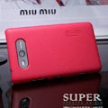 Nillkin Super Matte Hard Cases Skin Covers for Nokia Lumia 820 - Red