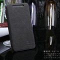 Nillkin leather Cases Holster Covers Skin for HTC T528w One SU - Black