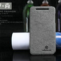 Nillkin leather Cases Holster Covers Skin for HTC T528w One SU - Gray