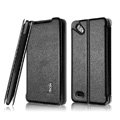 IMAK Cross leather Cases Holster Covers for HTC T528d One SC - Black