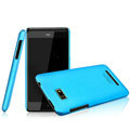 IMAK Ultrathin Matte Color Covers Hard Cases for HTC T528w One SU - Blue
