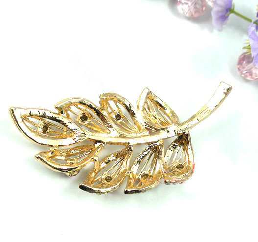 Bling Feather Alloy Rhinestone Crystal DIY Phone Case Cover Deco Kit - Color