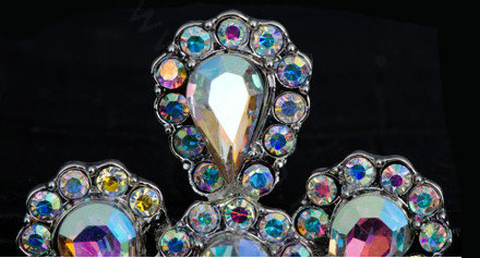 Luxury Bling Peacock Alloy Crystal Flatback DIY Phone Case Cover Deco Kit - Color