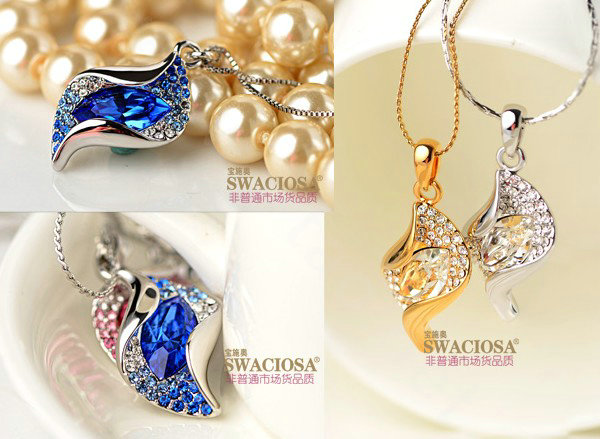 Bling Crystal Alloy Rhinestone Pendant DIY Phone Case Cover Deco Kit 35*16mm - Blue