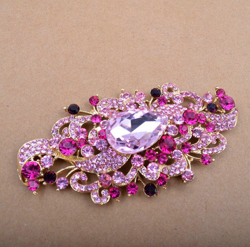 Bling Angel Eyes Alloy Crystal Rhinestone DIY Phone Case Cover Deco Den Kit - Rose