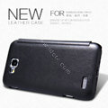 Nillkin leather Cases Holster Covers for Samsung I8750 ATIV S - Black