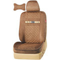 VV camel velvet Custom Auto Car Seat Cover Set - Coffee