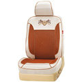 VV satin mesh Custom Auto Car Seat Cover Set - Brown Beige