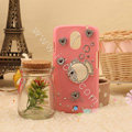 Bling Crystal Case Rhinestone Fish Cover for Samsung i9250 GALAXY Nexus Prime i515 - Pink