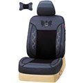VV Lyocell mesh Custom Auto Car Seat Cover Set - Black Blue