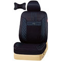 VV Lyocell mesh Custom Auto Car Seat Cover Set - Black