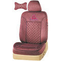 VV camel velvet Custom Auto Car Seat Cover Set - Red