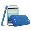 IMAK Cowboy Shell Hard Case Cover for Samsung i9128V i9128 i879 - Blue