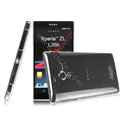 IMAK Crystal Case Hard Cover Transparent Shell for Sony L35h Xperia ZL - White