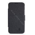 Nillkin Fresh leather Case Bracket Holster Cover Skin for Lenovo A820 - Black