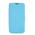 Nillkin Fresh leather Case Bracket Holster Cover Skin for Lenovo A820 - Blue