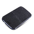 Nillkin Fresh leather Case Bracket Holster Cover Skin for Samsung i829 Galaxy Style Duos - Black