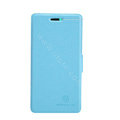 Nillkin Fresh leather Case button Holster Cover Skin for HUAWEI Ascend W1 - Blue