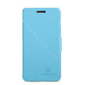 Nillkin Fresh leather Case button Holster Cover Skin for Samsung i8258 - Blue