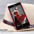 Nillkin Super Matte Hard Case Skin Cover for Nokia Lumia 520 - Red