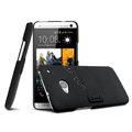 IMAK Ultrathin Matte Color Cover Support Case for HTC One 802t 802w 802d - Black