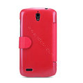 Nillkin Fresh leather Case Bracket Holster Cover Skin for HUAWEI G610 - Red