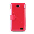 Nillkin Fresh leather Case Holster Cover Skin for Lenovo A820t - Red