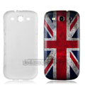 IMAK Painting Relievo Case British flag Battery Cover for Samsung Galaxy SIII S3 I9300 - Red