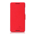 Nillkin Fresh Flip leather Case Bracket book Holster Cover Skin for HTC Desire 606w - Red