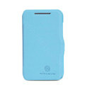 Nillkin Fresh Flip leather Case Bracket book Holster Cover Skin for HTC Desire 200 - Blue