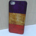 Retro France flag Hard Back Cases Covers Skin for iPhone 5S