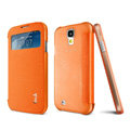 IMAK Shell Leather Case Holster Cover Skin for Samsung GALAXY NoteIII 3 - Orange