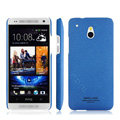 IMAK Cowboy Shell Hard Case Cover for HTC 601E ONE Mini M4 - Blue