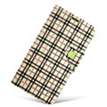 IMAK Flip leather case plaid book Holster cover for Samsung Galaxy SIII S3 I9300 - Yellow