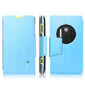 IMAK R64 Flip leather Case support Holster Cover for Nokia Lumia 1020 - Blue