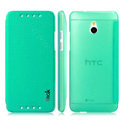 IMAK Shell Leather Case Holster Cover Skin for HTC 601E ONE Mini M4 - Green