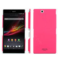 IMAK Ultrathin Matte Color Cover Hard Case for Sony Ericsson XL39H Xperia Z Ultra - Rose