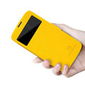 Nillkin Fresh Flip leather Case book Holster Cover Skin for Samsung I9295 GALAXY SIV Active - Yellow