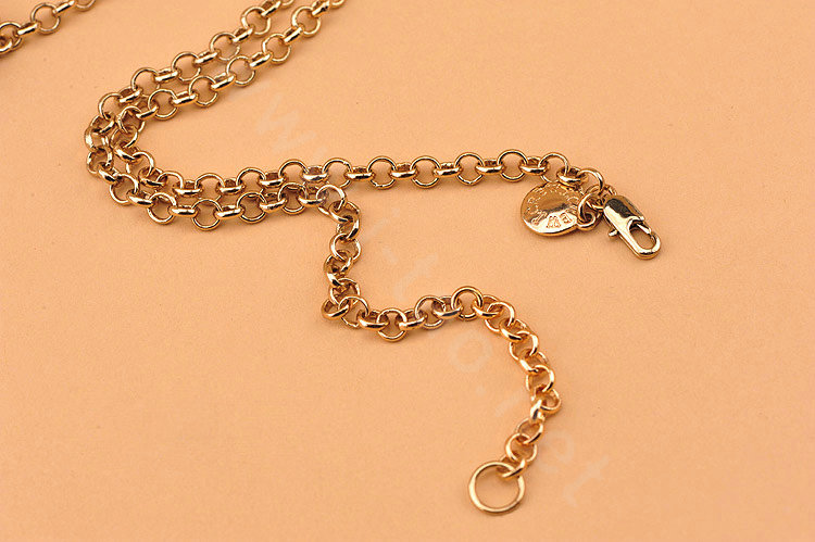 High-end fashion women choker sweet exaggeration luxury candy gems bib necklace - Blue