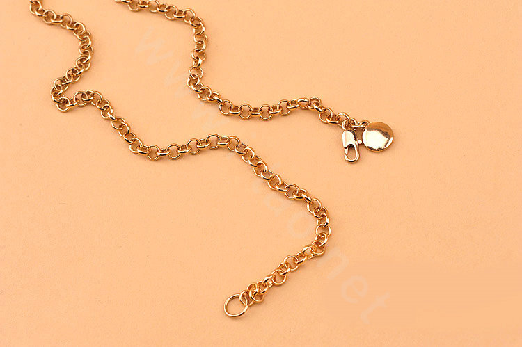High-end fashion women choker sweet exaggeration luxury candy gems bib necklace - Orange