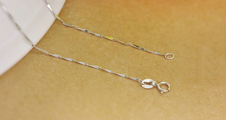 925 sterling silver solid ball bead pendant necklace clavicle chain 16 inch 40cm